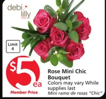 Albertsons Rose mini chic bouquet offer