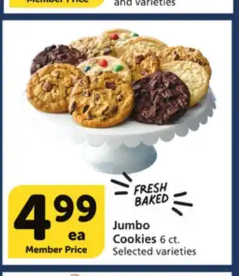 Albertsons Jumbo cookies offer