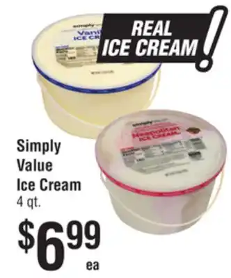 Smart & Final Simply value ice cream offer