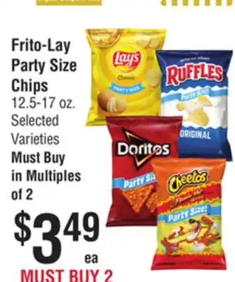 Smart & Final Frito-lay party size chips offer