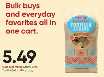 Stater Bros Stater bros. tortilla strips offer