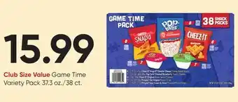 Stater Bros Game time variety pack offer