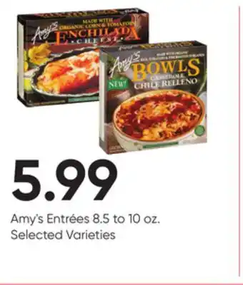 Stater Bros Amy's entrées offer