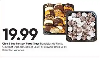 Stater Bros Cleo & leo dessert party trays offer
