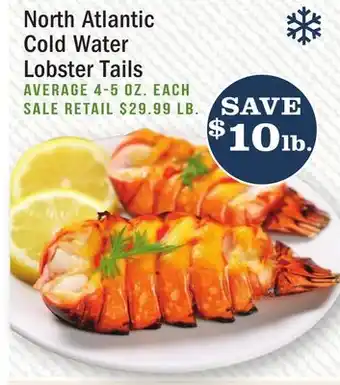 Heinen's North atlantic cold water lobster tails offer