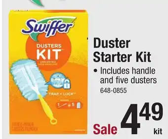 Menards Duster starter kit offer