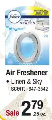 Menards Air freshener offer