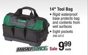 Menards 14 tool bag offer