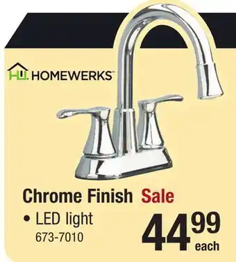Menards Chrome finish offer