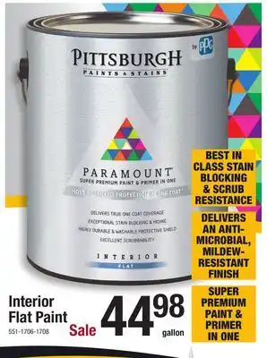 Menards Interior flat paint offer