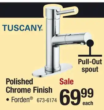Menards Polished chrome finish offer
