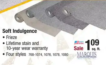 Menards Soft indulgence offer