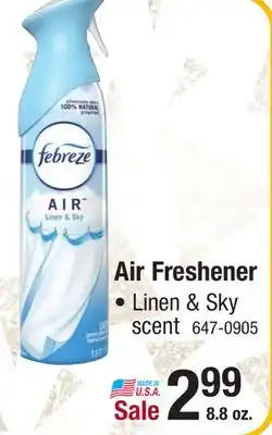 Menards Air freshener offer