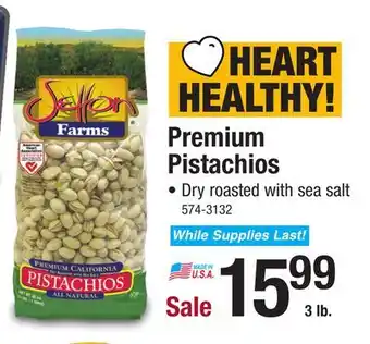 Menards Premium pistachios offer