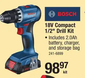 Menards 18v compact 1/2 drill kit offer