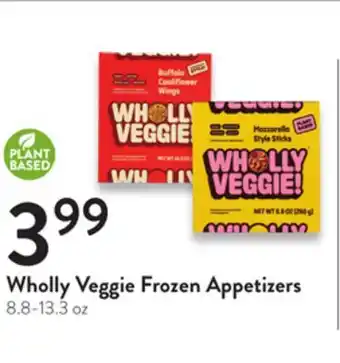Fresh Thyme Wholly veggie frozen appetizers offer
