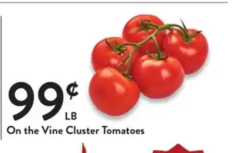 Fresh Thyme On the vine cluster tomatoes offer