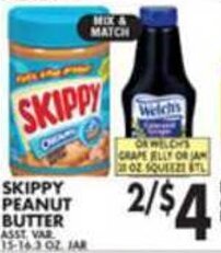 Pioneer Supermarkets Skippy Peanut Butter offer