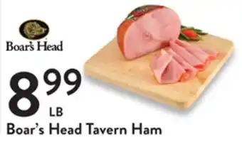Fresh Thyme Boar's head tavern ham offer