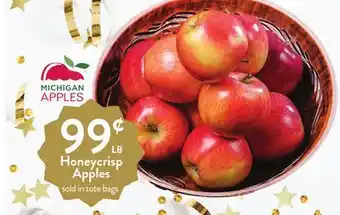 Fresh Thyme Honeycrisp apples offer