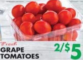 Pioneer Supermarkets Grape Tomatoes offer