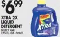 Pioneer Supermarkets Xtra 2X Liquid Detergent offer