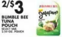 Pioneer Supermarkets Bumble Bee Tuna Pouch offer