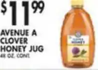 Pioneer Supermarkets Avenue A Clover Honey Jug offer