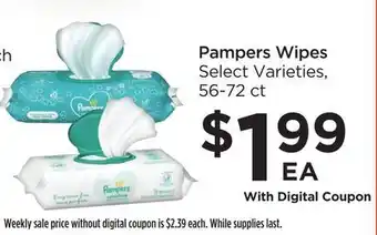 Food 4 Less Pampers wipes offer