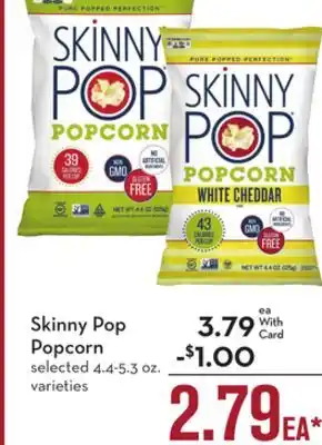 Mariano's Skinny pop popcorn offer
