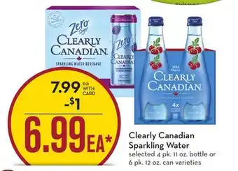 Mariano's Clearly canadian sparkling water offer