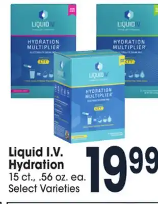 Jewel-Osco Liquid i.v. hydration offer