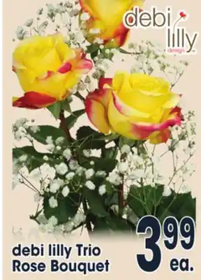 Jewel-Osco Debi lilly trio rose bouquet offer
