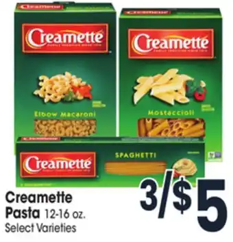 Jewel-Osco Creamette pasta offer
