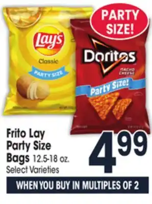 Jewel-Osco Frito lay party size bags offer