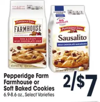 Jewel-Osco Pepperidge farm farmhouse or soft baked cookies offer