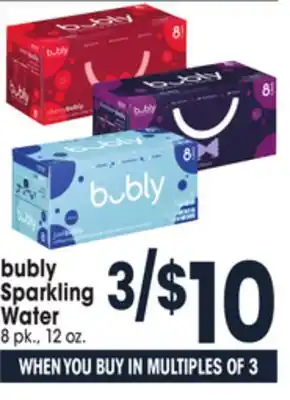 Jewel-Osco Bubly sparkling water offer
