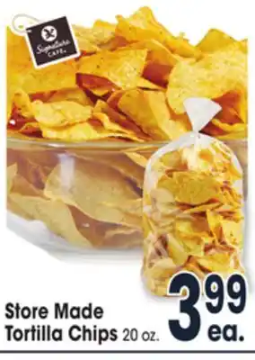 Jewel-Osco Store made tortilla chips offer