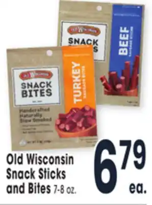 Jewel-Osco Old wisconsin snack sticks and bites offer