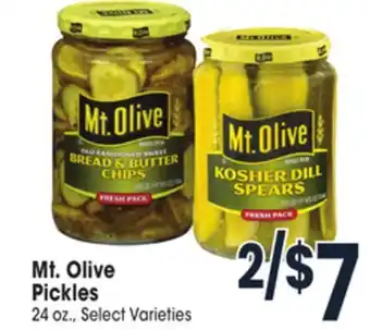 Jewel-Osco Mt. olive pickles offer