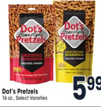 Jewel-Osco Dot's pretzels offer