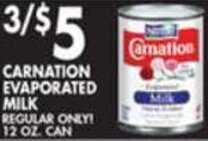 Pioneer Supermarkets Carnation Evaporated Milk offer
