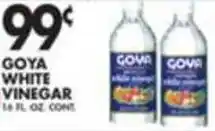 Pioneer Supermarkets Goya White Vinegar offer