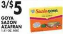 Pioneer Supermarkets Goya Sazon Azafran offer