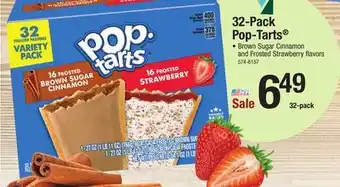 Menards 32-pack pop-tarts offer