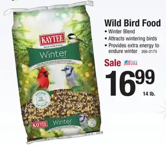Menards Wild bird food offer