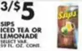 Pioneer Supermarkets Sips Iced Tea Or Lemonade offer