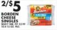 Pioneer Supermarkets Borden Cheese Singles offer