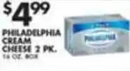 Pioneer Supermarkets Philadelphia Cream Cheese offer