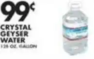Pioneer Supermarkets Crystal Geyser Water offer